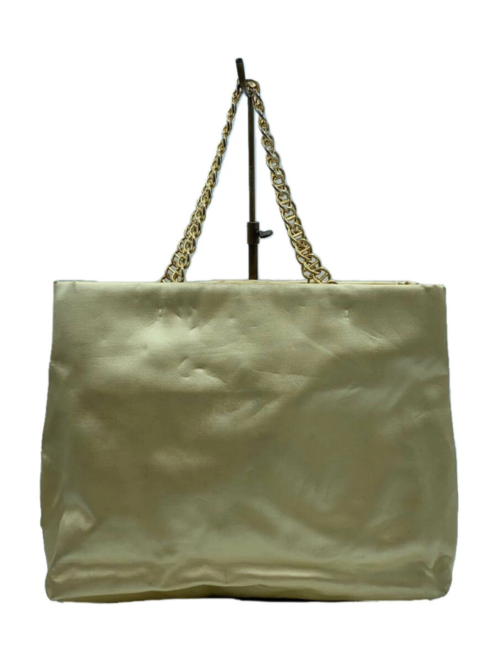 Prada Raso Catena tote gold satin distinctive chain handles